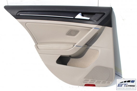 VW GOLF 7 VII BOCZEK BOCZKI DRZWI drzwiowe tapicerka 5G 5G4 KOMPLET BOCZKÓW MOCCA welur welurowe 5 drzwiowy mokka