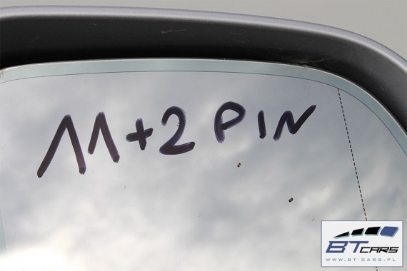 AUDI Q5 LUSTERKO ZEWNĘTRZNE DRZWI PRAWE 11+2 pin pinów kabli przewodów 8R 13pin Foto