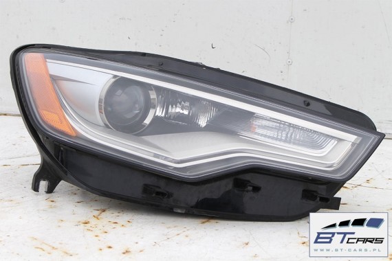 AUDI A6 PRZÓD maska błotniki zderzak przedni lampy błotnik lampa XENON ledy 4G LX7U szary 4G0941005B 4G0941006B 4G0941005B