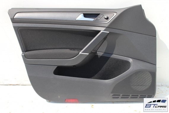 VW GOLF 7 VII KOMBI BOCZEK BOCZKI DRZWI drzwiowe tapicerka 5G 5G9 Variant KOMPLET BOCZKÓW CZARNY welur welurowe czarne