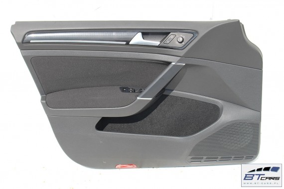 VW GOLF 7 VII KOMBI BOCZEK BOCZKI DRZWI drzwiowe tapicerka 5G 5G9 Variant KOMPLET BOCZKÓW CZARNY welur welurowe czarne