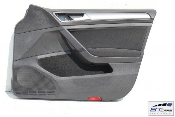 VW GOLF 7 VII BOCZKI DRZWIOWE BOCZEK DRZWI TAPICERKA KOMPLET BOCZKÓW DRZWIOWYCH 5G9 CZARNY