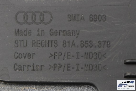 AUDI Q2 POSZYCIE OSŁONA NAKŁADKA SŁUPKA C 81A853377 81A853378 81A853377A 81A853378A 81A 853 377 81A853378 tylna 81A853377