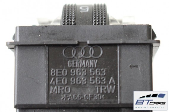 AUDI REGULACJA PODGRZEWANIA FOTELA 8E0963563 4E0963563A 8E0 963 563 4E0 963 563 A REGULATOR (fotele przednie lub tylne)