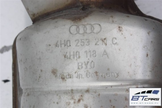 AUDI A8 RURA WYDECHOWA WYDECH TLUMIK 4.2 FSi 4H 4H0253211C 4H0 253 211 D4 2010-2018 4H0253211C 4H0253211C 4H0253211C 4H0253211C