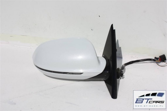 AUDI A8 LUSTERKO DRZWI PRAWE 16PIN 14+2 pin 4H d4 zewnętrzne LS9R - biały (gletscher weiss) pinów kabli przewodów 4H0 ASYSTENT