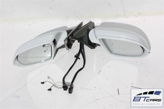AUDI A8 LUSTERKO DRZWI PRAWE 16PIN 14+2 pin 4H d4 zewnętrzne LS9R - biały (gletscher weiss) pinów kabli przewodów 4H0 ASYSTENT