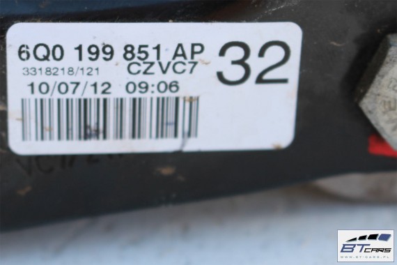 VW AUDI SEAT SKODA ŁAPA SANEK SILNIKA 6Q0199851AP 6Q0 199 855 AP skrzyni biegów podpora wspornik
