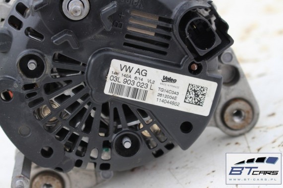 VW AUDI SKODA SEAT ALTERNATOR 03L903023L 03L 903 023 L 140A 14V VALEO TG14C043 03L903023LX