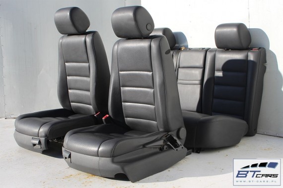 VW TOUAREG FOTELE KOMPLET FOTELI siedzeń siedzenia fotel tapicerka 7L skóra kolor - antracyt