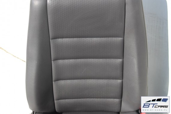 VW TOUAREG FOTELE KOMPLET FOTELI siedzeń siedzenia fotel tapicerka 7L skóra kolor - antracyt