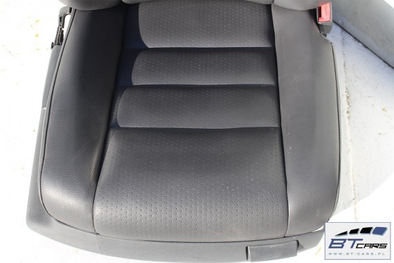 VW TOUAREG FOTELE KOMPLET FOTELI siedzeń siedzenia fotel tapicerka 7L skóra kolor - antracyt