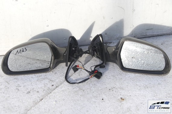 AUDI Q3, Q3 FL LUSTERKO DRZWI LEWE 6+2pin LIFT LW8Z Tundrabraun metallic Brązowy zewnętrzne pinów kabli