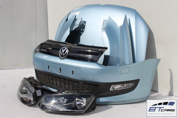 VW POLO PRZÓD maska błotniki zderzak pas przedni lampy błotnik lampa 6R LD5M Kolor:  niebieski Bluemotion wzmocnienie 6R0