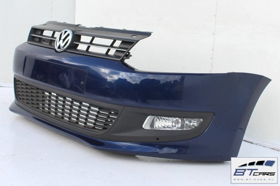 VW POLO 6R LD5Q PRZÓD maska błotniki zderzak pas przedni lampy wzmocnienie błotnik lampa Kolor: LD5Q niebieski (shadow blue) 6R0