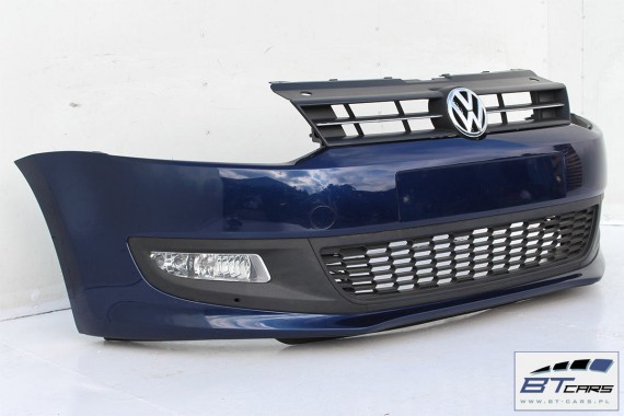 VW POLO 6R LD5Q PRZÓD maska błotniki zderzak pas przedni lampy wzmocnienie błotnik lampa Kolor: LD5Q niebieski (shadow blue) 6R0