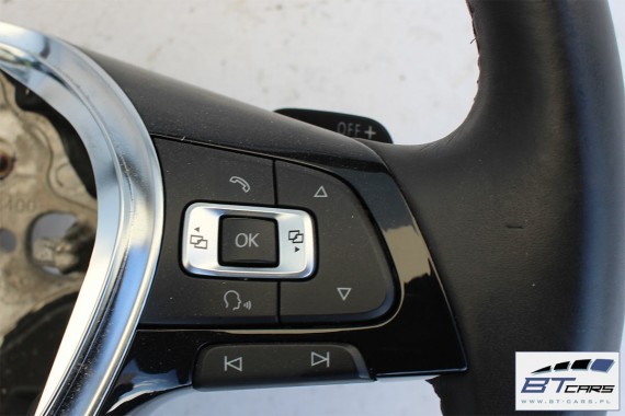 VW GOLF 7 POLO PASSAT B8 KIEROWNICA BIEGI 5G0419091DN 5G0419091GF 5G0 419 091 DN 5G0 419 091 GF Kolor: E74 - czarny