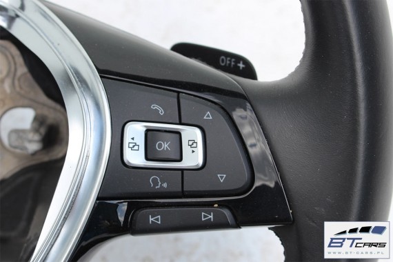 VW GOLF 7 POLO PASSAT B8 KIEROWNICA BIEGI 5G0419091DN 5G0419091GF 5G0 419 091 DN 5G0 419 091 GF Kolor: E74 - czarny