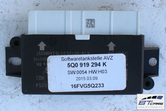 AUDI VW SEAT SKODA MODUŁ STEROWNIK PDC 5Q0919294K parkowania parkhilfe 5Q0 919 294 K 5Q0919294A 5Q0919294B 5Q0919294C 5Q0919294G