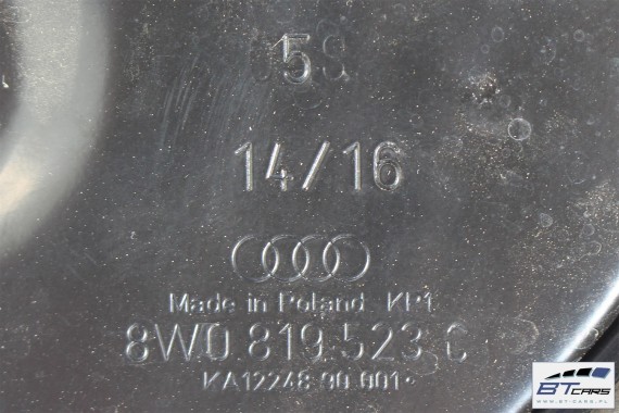 AUDI A4 A5 RYNNA PODSZYBIA 8W0819523C 8W0 819 523 C 8W PODSZYBIE METALOWE 8W0819523F 8W0819523C  8W0819523F 8W0819523C 8W0819523
