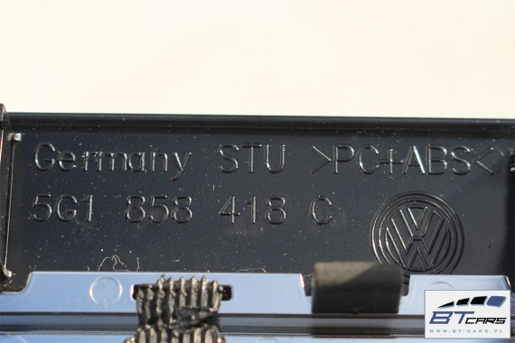 VW GOLF 7 VII LISTWY OZDOBNE LISTWA DEKOR DEKORY WYKOŃCZENIE TAPICERKA 5G1858418C 5G1863100B 5G1863391H KOMPLET LISTEW OZDOBNYCH