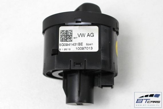 VW GOLF 7 TOURAN PRZEŁĄCZNIK WŁĄCZNIK ŚWIATEŁ 5G0941431BE 5G0 941 431 BE PRZEŁĄCZNIKI ŚWIATŁA