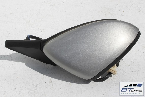 VW GOLF 7 VII LUSTERKO DRZWI PRAWE LB7W 10 pin ZEWNĘTRZNE 10pin 5G LB7W - srebrny (tungsten silver ) pinów kabli przewodów