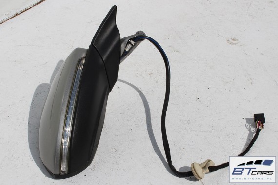 VW GOLF 7 VII LUSTERKO DRZWI PRAWE LB7W 10 pin ZEWNĘTRZNE 10pin 5G LB7W - srebrny (tungsten silver ) pinów kabli przewodów