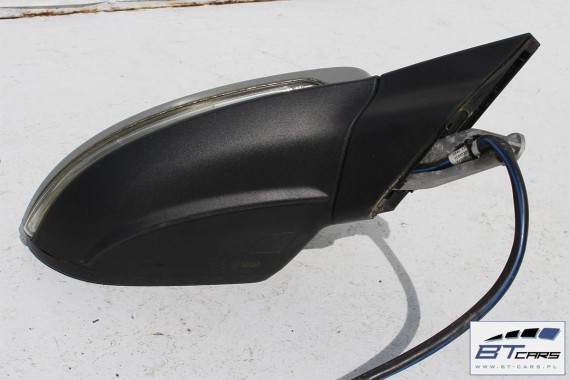 VW GOLF 7 VII LUSTERKO DRZWI PRAWE LB7W 10 pin ZEWNĘTRZNE 10pin 5G LB7W - srebrny (tungsten silver ) pinów kabli przewodów