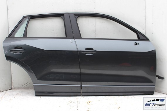 AUDI Q2 DRZWI PRAWE PRZÓD + TYŁ STRONA PRAWA przednie + tylne 2 sztuki Kolor: LZ7S - szary (daytonagrau) 81A 81A831052 81A833052