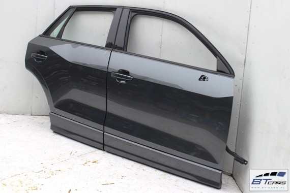 AUDI Q2 DRZWI PRAWE PRZÓD + TYŁ STRONA PRAWA przednie + tylne 2 sztuki Kolor: LZ7S - szary (daytonagrau) 81A 81A831052 81A833052
