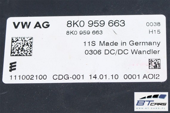 AUDI VW STABILIZATOR NAPIĘCIA 8K0959663 8K0959663D 8K0 959 663 8K0959663 8K0959663 8K0959663 8K0959663 8K0959663 8K0959663 SKODA