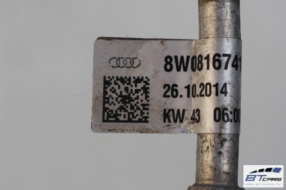 AUDI A4 RURKI KLIMATYZACJI KLIMY PRZEWÓD RURKA 8W1820720A 8W1820740A 8W0816721A 8W0816741C 8W0816721BD 8W0816741AJ 8W0816741AK