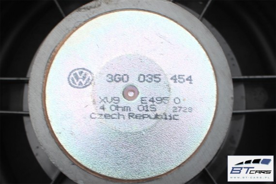 VW PASSAT B8 GŁOŚNIKI KOMPLET 3G0035453 3G0035454 - głośnik niskotonowy  ZESTAW NAGŁOŚNIENIE 3G 2015-