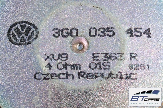 VW PASSAT B8 GŁOŚNIKI KOMPLET 3G0035453 3G0035454 głośnik niskotonowy ZESTAW NAGŁOŚNIENIE 3G 2015- 3G0035453 3G0035454 3G0035453