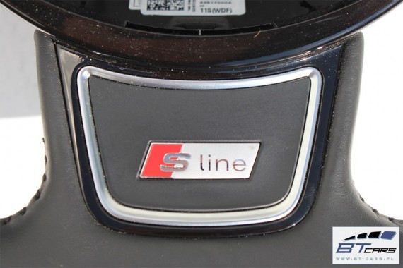 AUDI Q3 8U KIEROWNICA S-LINE 8U0419091R 8U0 419 091 R AOA czarny soul czarna SKÓRA 8U0419091R 8U0419091AH 8U0419091R 8U0419091R