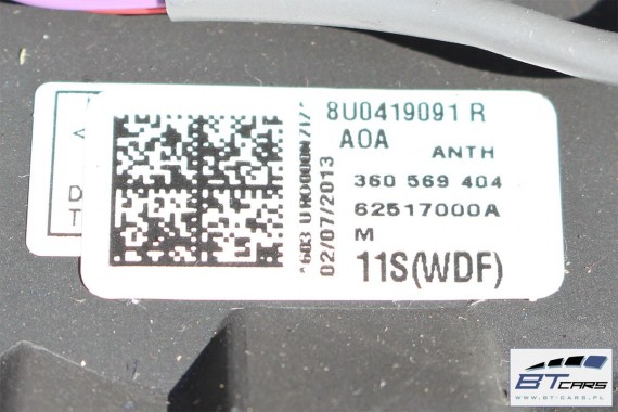 AUDI Q3 8U KIEROWNICA S-LINE 8U0419091R 8U0 419 091 R AOA czarny soul czarna SKÓRA 8U0419091R 8U0419091AH 8U0419091R 8U0419091R