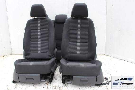 VW TIGUAN FOTELE KOMPLET FOTELI siedzeń siedzenia fotel tapicerka welur kolor czarny 5N 5N0