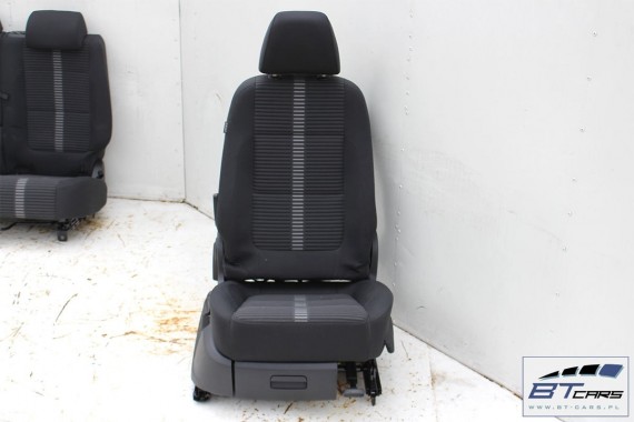 VW TIGUAN FOTELE KOMPLET FOTELI siedzeń siedzenia fotel tapicerka welur kolor czarny 5N 5N0