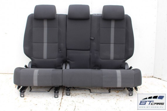 VW TIGUAN FOTELE KOMPLET FOTELI siedzeń siedzenia fotel tapicerka welur kolor czarny 5N 5N0