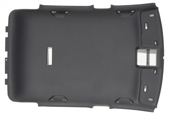 VW POLO PODSUFITKA SŁUPKI TAPICERKA CZARNA 6R4867501BJ 6R4 867 501 BJ 5 drzwi 6R CE6  czarny tytanowy KOMPLET Z SŁUPKAMI SŁUPKÓW
