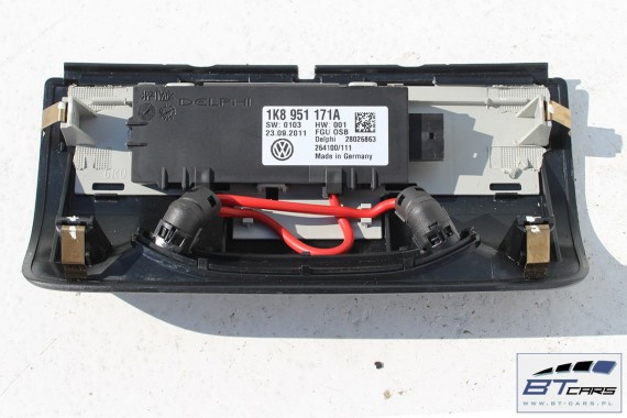 VW POLO PODSUFITKA SŁUPKI TAPICERKA CZARNA 6R4867501BJ 6R4 867 501 BJ 5 drzwi 6R CE6  czarny tytanowy KOMPLET Z SŁUPKAMI SŁUPKÓW