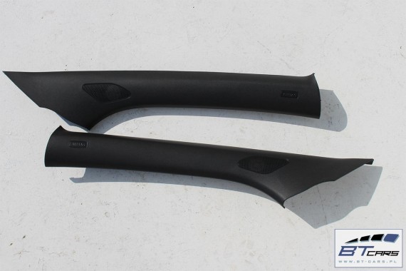 VW POLO PODSUFITKA SŁUPKI TAPICERKA CZARNA 6R4867501BJ 6R4 867 501 BJ 5 drzwi 6R CE6  czarny tytanowy KOMPLET Z SŁUPKAMI SŁUPKÓW
