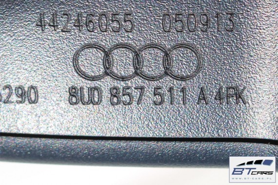 AUDI A1 A3 Q3 FL LUSTERKO WEWNĘTRZNE 8U0857511A 8U0 857 511 A Kolor: 4PK - czarny (soul) 8X, 8V, 8U wsteczne