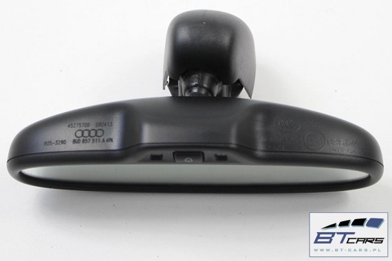 AUDI A1 A3 Q3 FL LUSTERKO WEWNĘTRZNE 8U0857511A 8U0 857 511 A Kolor: 4PK - czarny (soul) 8X, 8V, 8U wsteczne