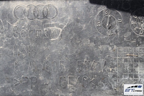 AUDI Q2 PRZÓD MASKA ZDERZAK BŁOTNIK LAMPA 81A Kolor: LZ7S - szary (daytonagrau
