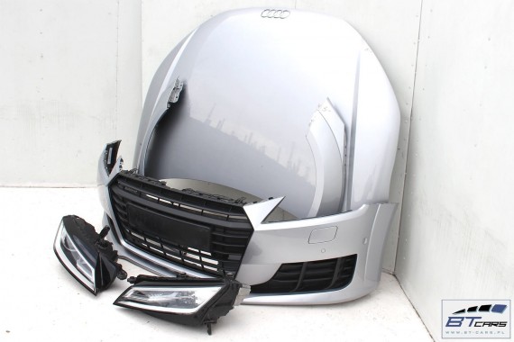AUDI TT 8S LZ7G PRZÓD maska błotniki zderzak pas przedni lampy wzmocnienie błotnik lampa Xenon Led 8S 2015- Kolor LZ7G srebrny
