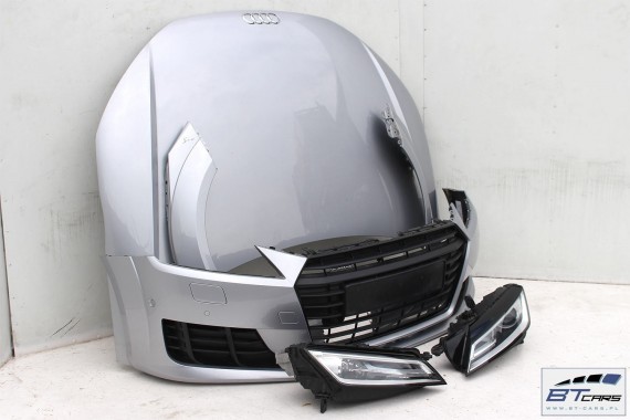 AUDI TT 8S LZ7G PRZÓD maska błotniki zderzak pas przedni lampy wzmocnienie błotnik lampa Xenon Led 8S 2015- Kolor LZ7G srebrny