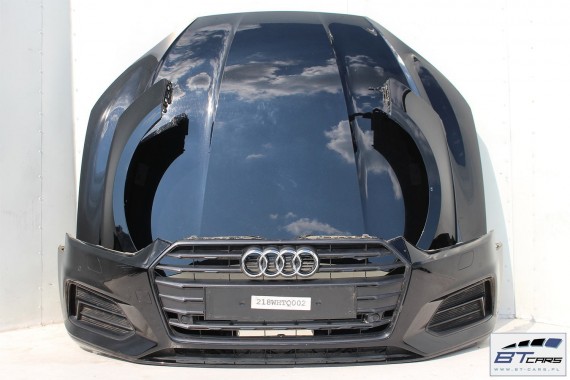 AUDI A5 PRZÓD maska błotniki zderzak pas przedni wzmocnienie błotnik Kolor: LY9B - brylantowy czarny 8W F5