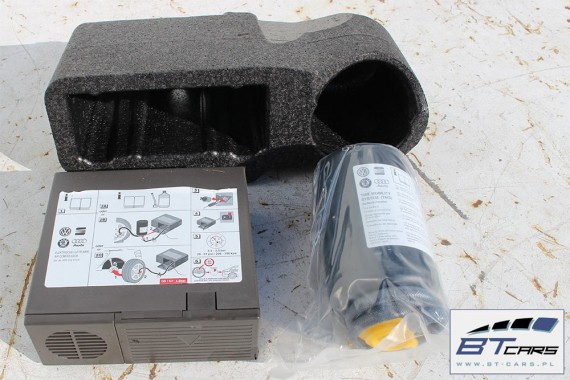 AUDI A6 A7 STYROPIAN + POMPKA DO KÓŁ OPON 8P0012615A kompresor sprężarka powietrza  8P0 012 615 A 4G0012169 8R0012619 8P0012615